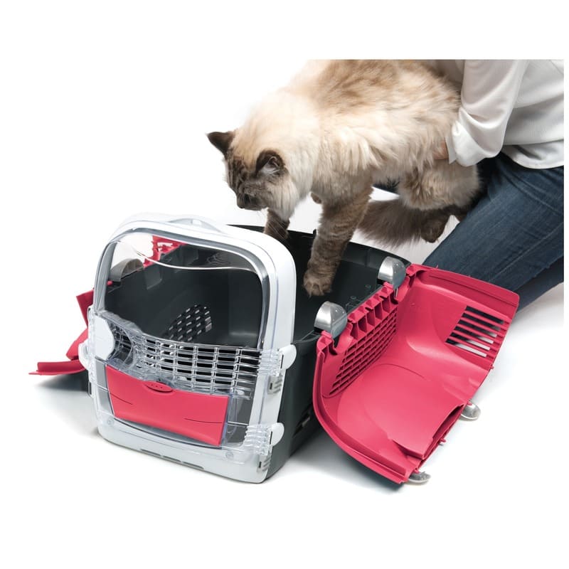 Hagen Catit Cabrio Red transportēšanas konteiners 11.3kg 35x33x51cm